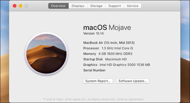 What is the most recent mac software